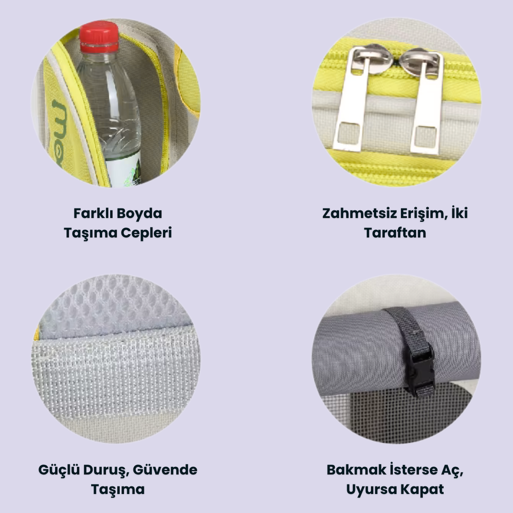 Coolizz Cepli Kedi Sırt Çantası