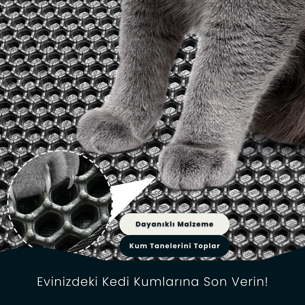 Kedi Kumu Toplayıcı Paspas