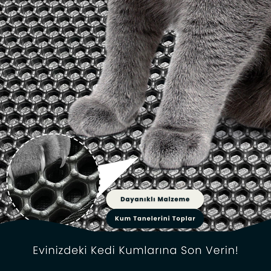 Kedi Kumu Toplayıcı Paspas