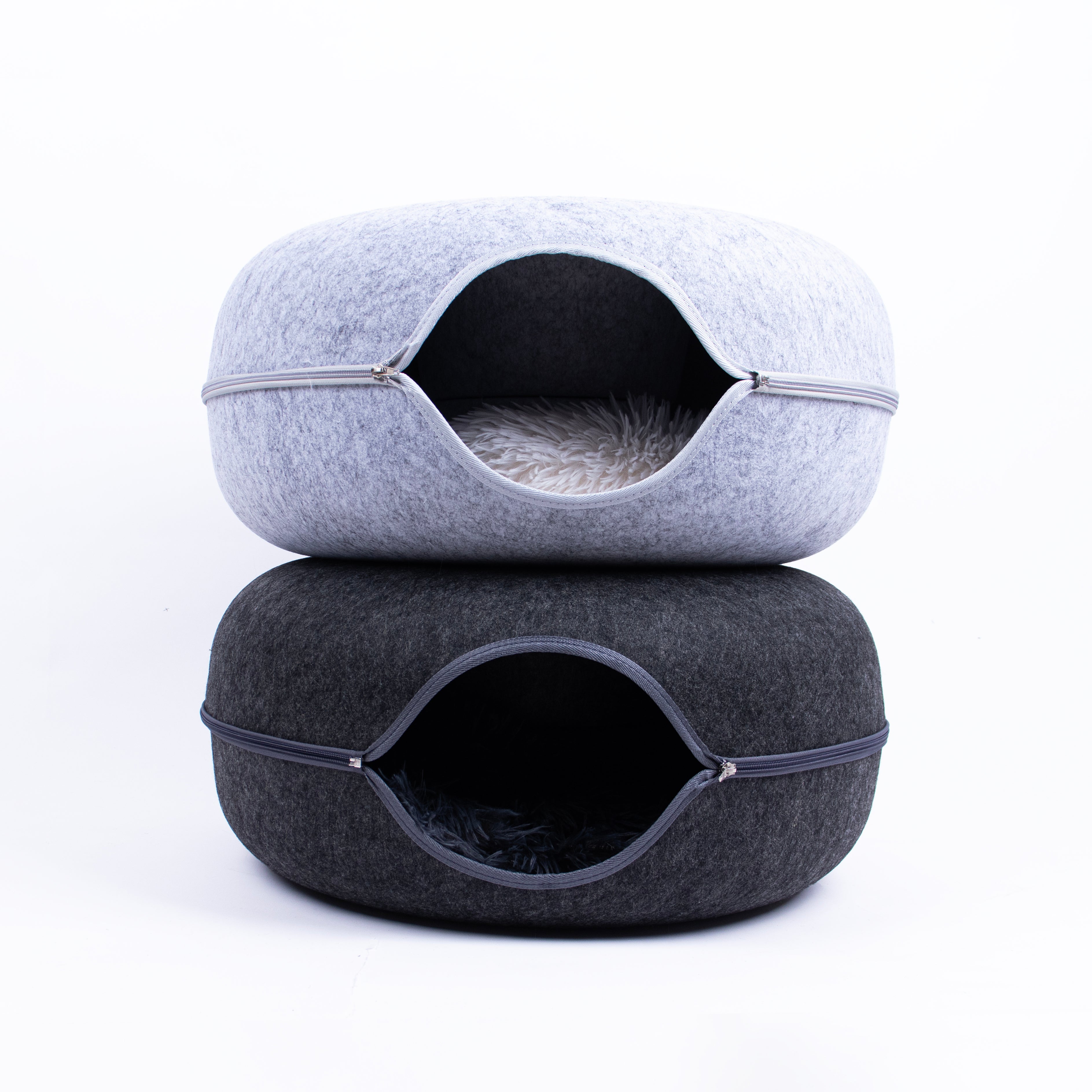 Peluş Donut Kedi Tüneli