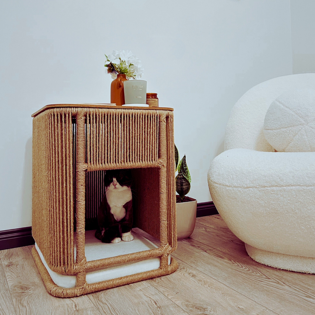 Jüt Kedi Evi Sehpa